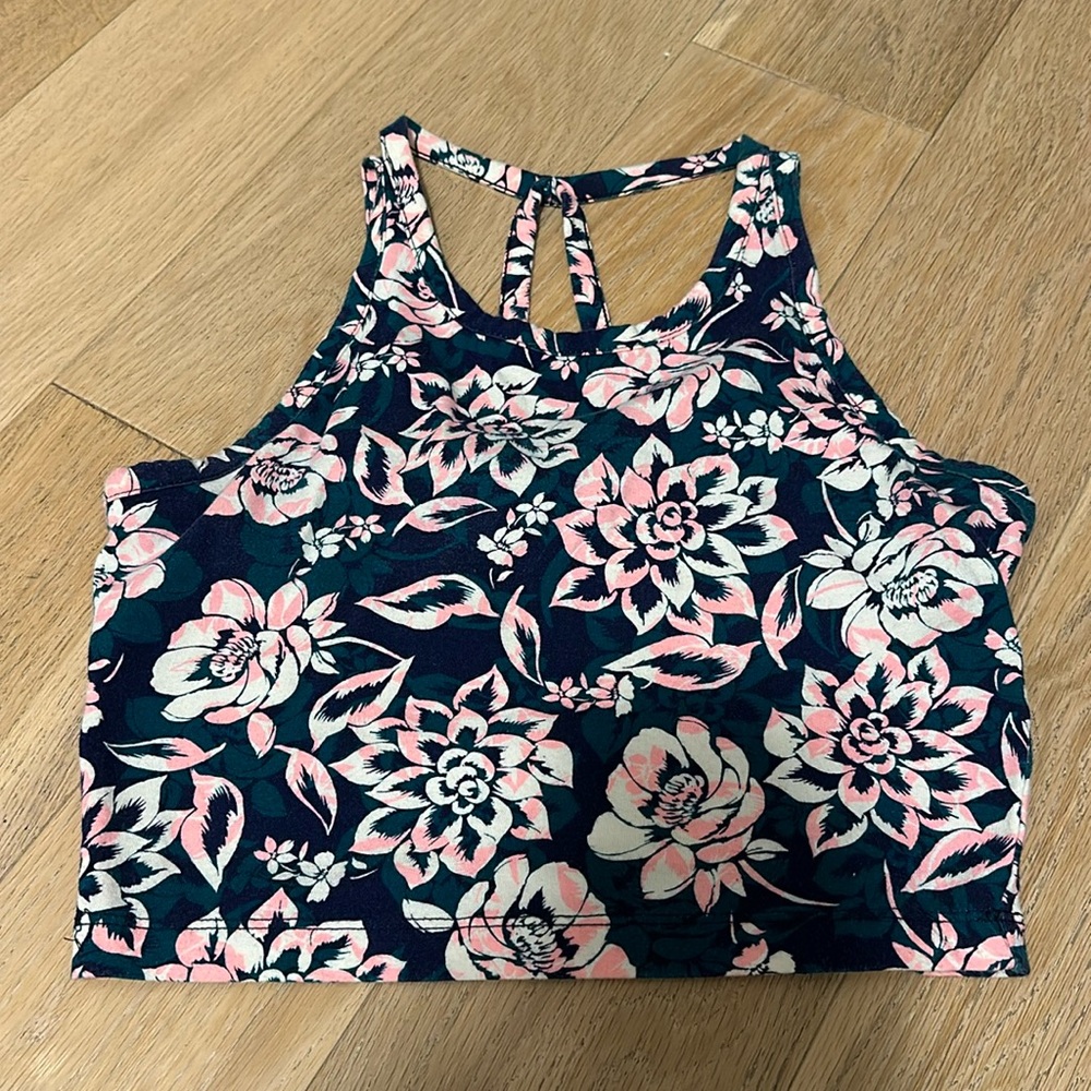 Floral crop top